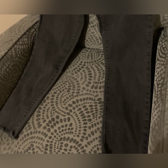 Jessica Simpson Adored H Rise Jeans, Good Condition, Faded Black,Cut Off Hems - Picture 2 of 10